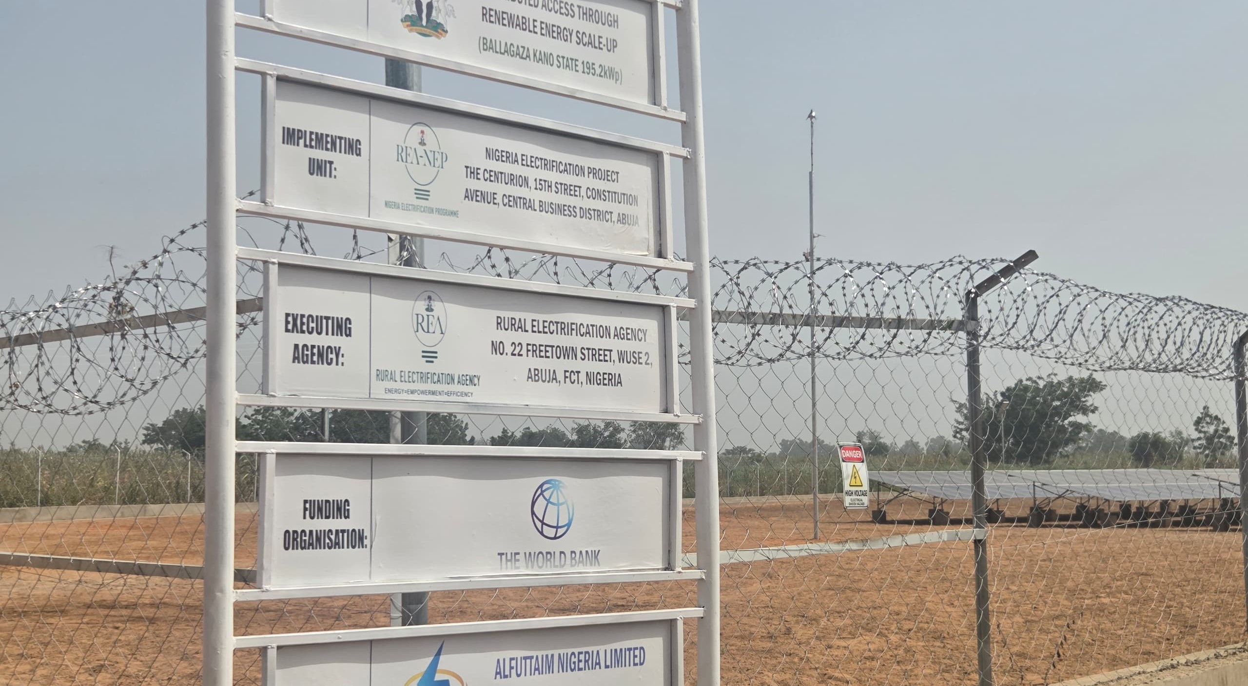 FG warns against vandalism of Power Infrastructure as REA ends 16 years of Darkness in Kano Community 